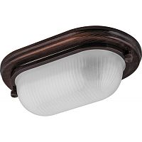 Светильник банный Feron НБО 04-60-021 60Вт Е27 220В IP54 Орех 230х75мм картинка 